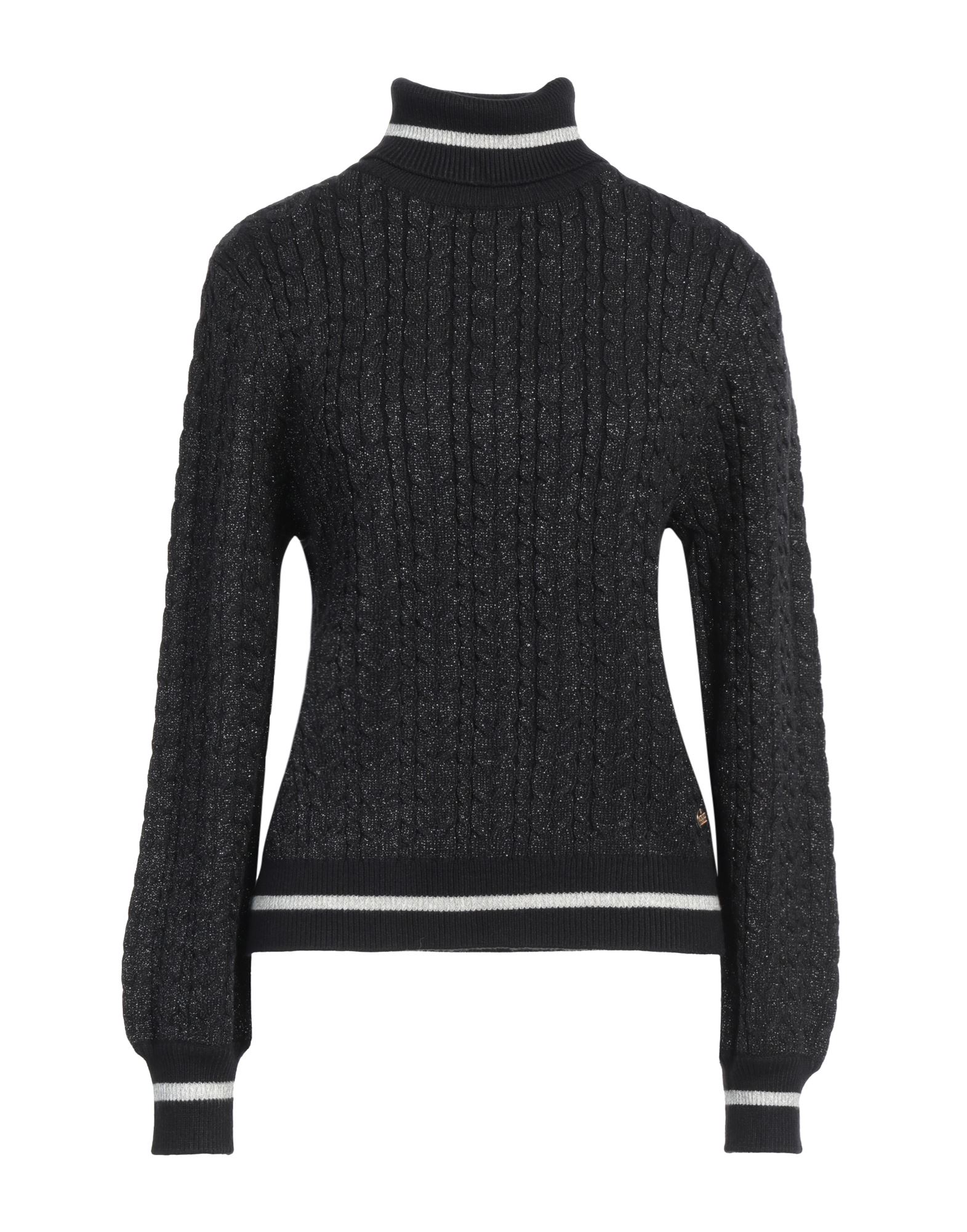 YES ZEE by ESSENZA Rollkragenpullover Damen Schwarz YES ZEE by ESSENZA Rollkragenpullover Damen Schwarz von YES ZEE by ESSENZA
