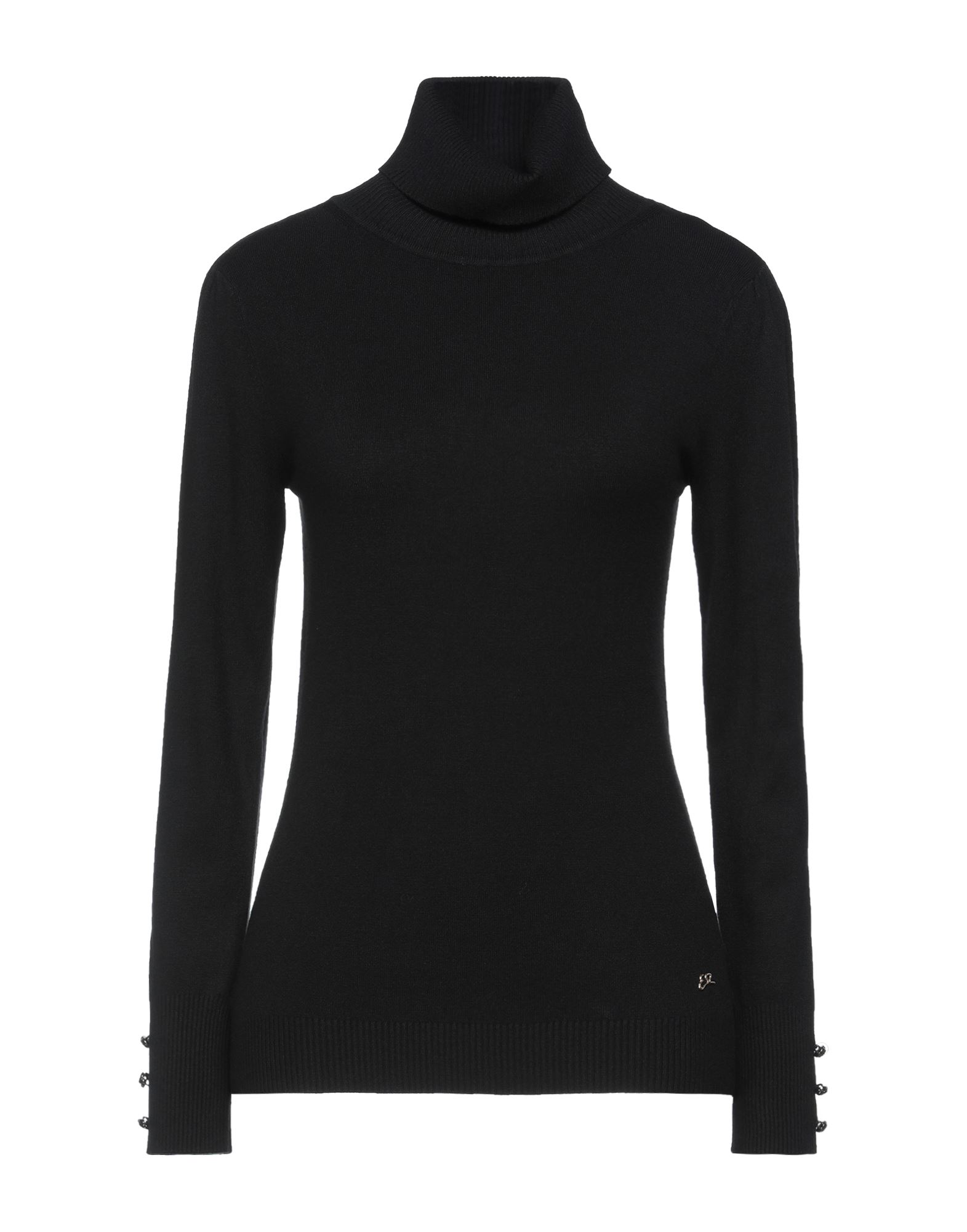 YES ZEE by ESSENZA Rollkragenpullover Damen Schwarz YES ZEE by ESSENZA Rollkragenpullover Damen Schwarz von YES ZEE by ESSENZA