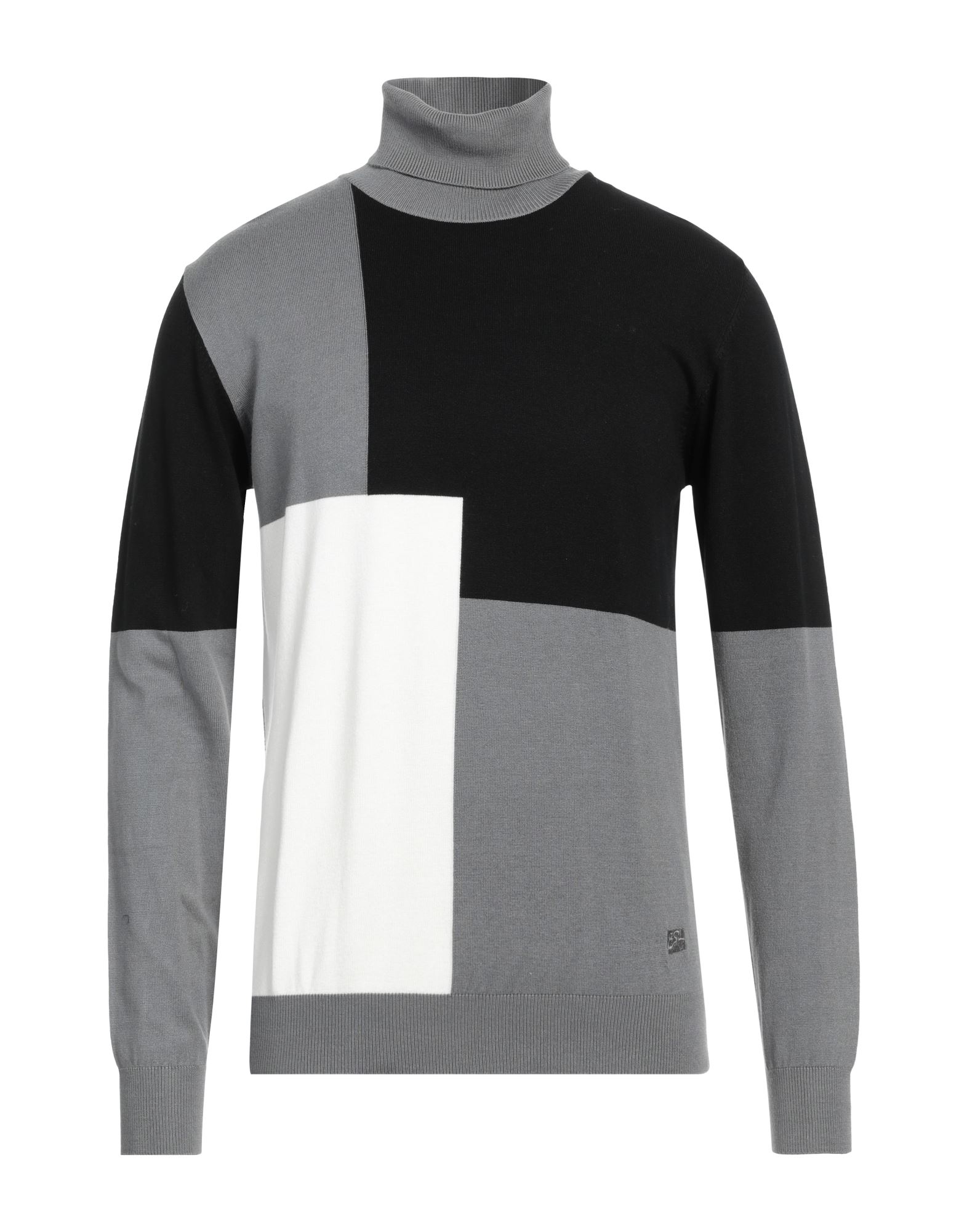 YES ZEE by ESSENZA Rollkragenpullover Herren Grau von YES ZEE by ESSENZA