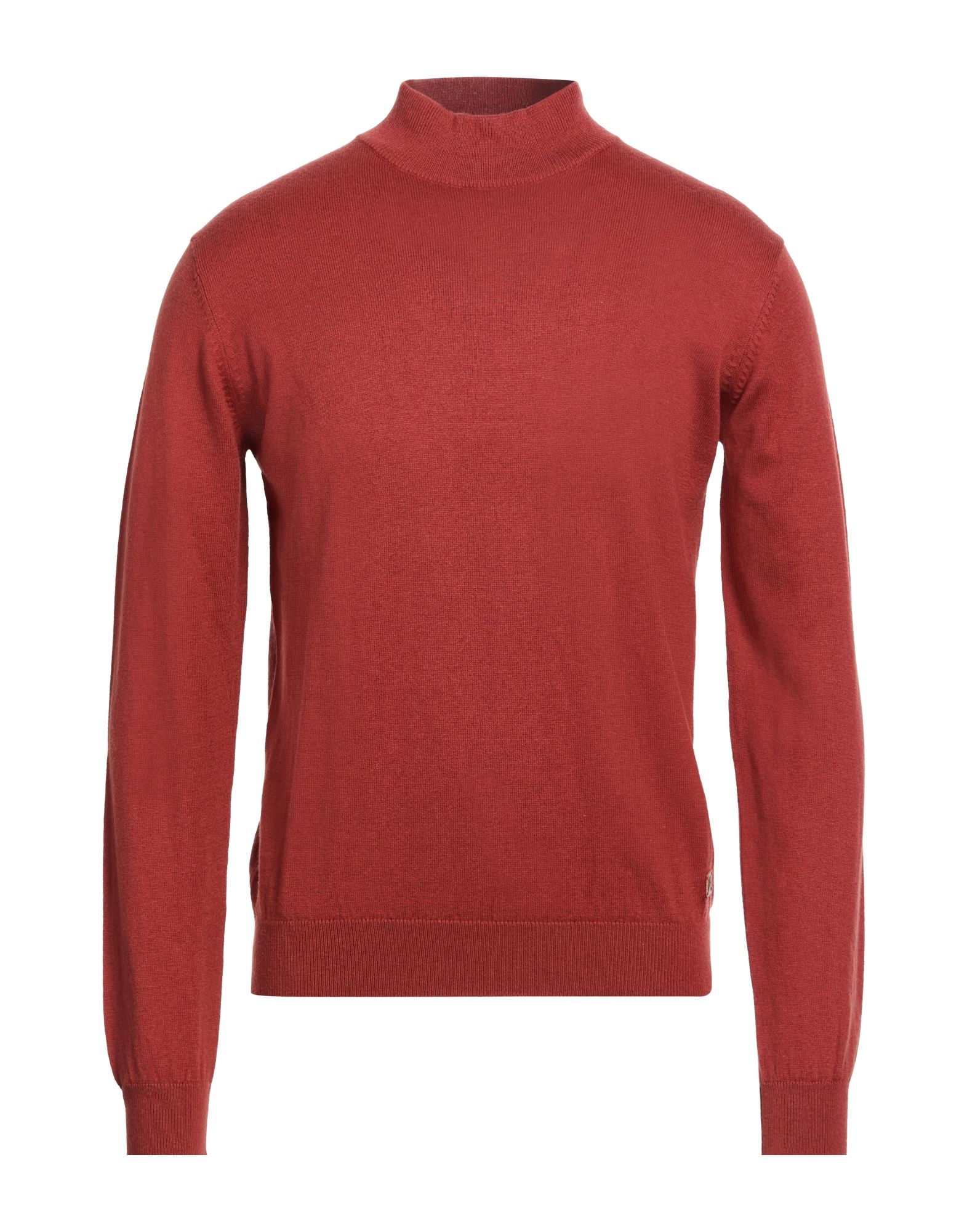 YES ZEE by ESSENZA Rollkragenpullover Herren Rostrot von YES ZEE by ESSENZA