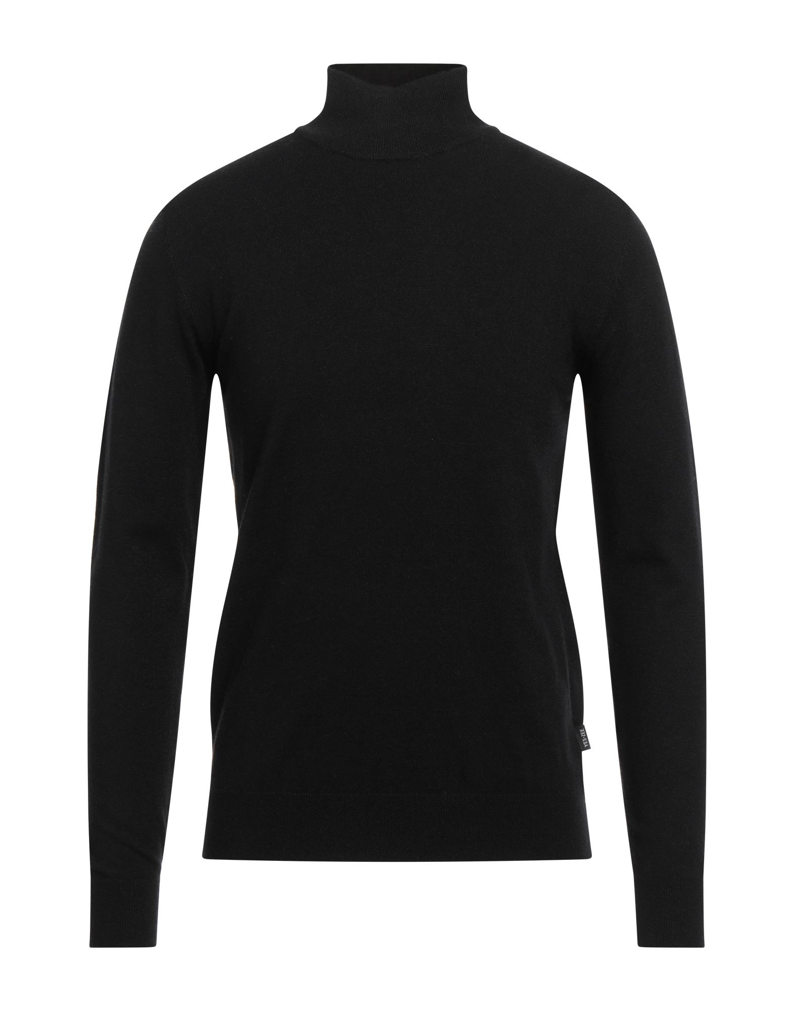 YES ZEE by ESSENZA Rollkragenpullover Herren Schwarz von YES ZEE by ESSENZA