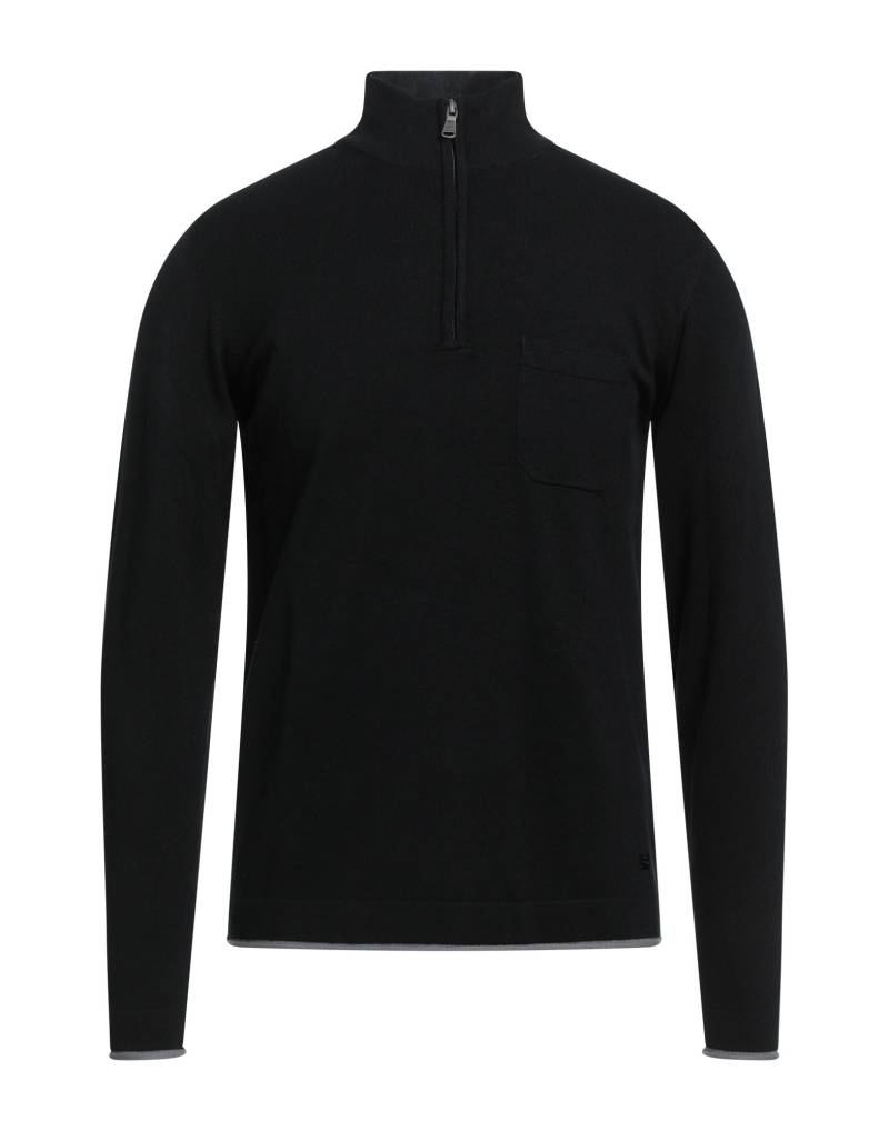 YES ZEE by ESSENZA Rollkragenpullover Herren Schwarz YES ZEE by ESSENZA Rollkragenpullover Herren Schwarz von YES ZEE by ESSENZA
