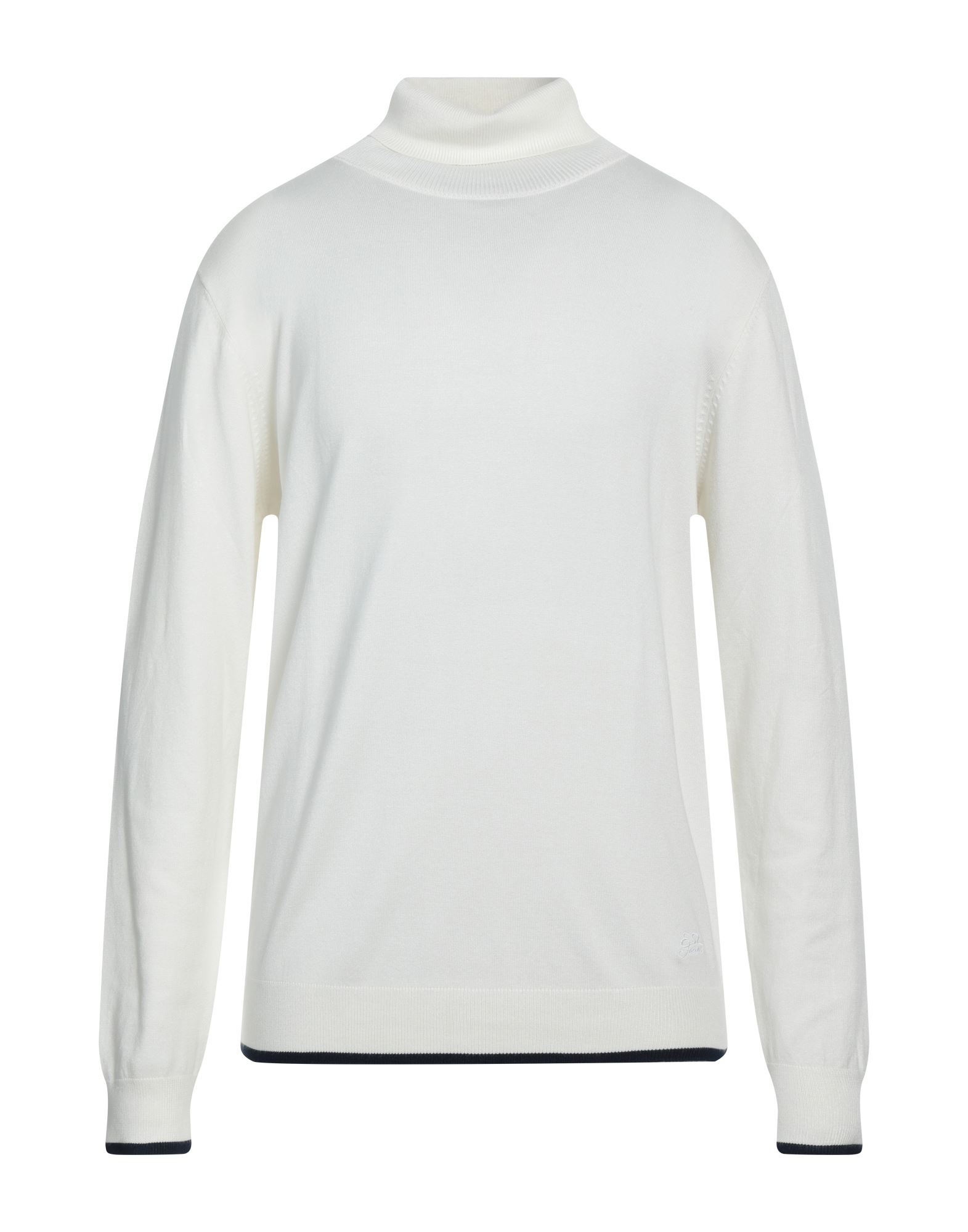 YES ZEE by ESSENZA Rollkragenpullover Herren Weiß von YES ZEE by ESSENZA