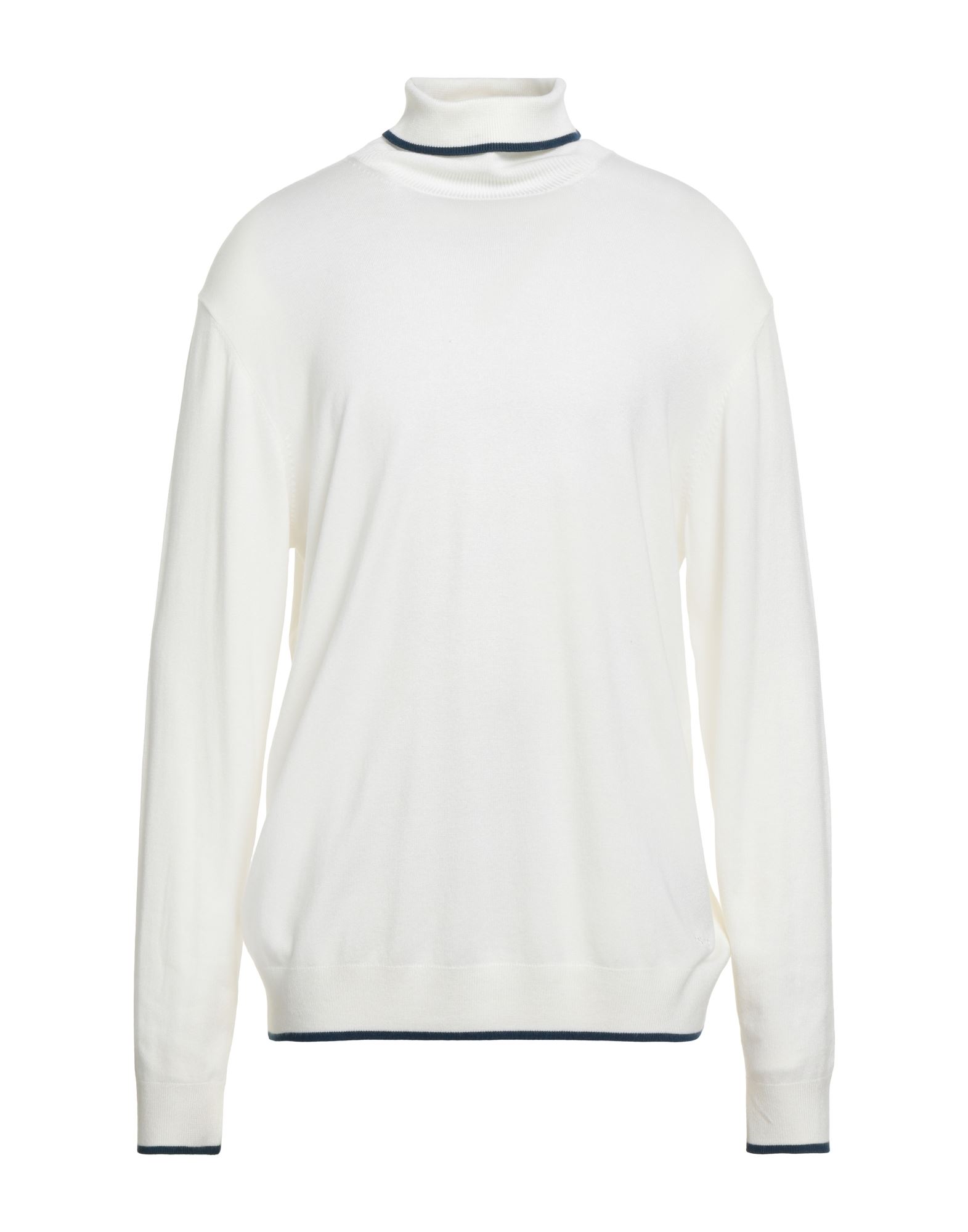 YES ZEE by ESSENZA Rollkragenpullover Herren Weiß von YES ZEE by ESSENZA