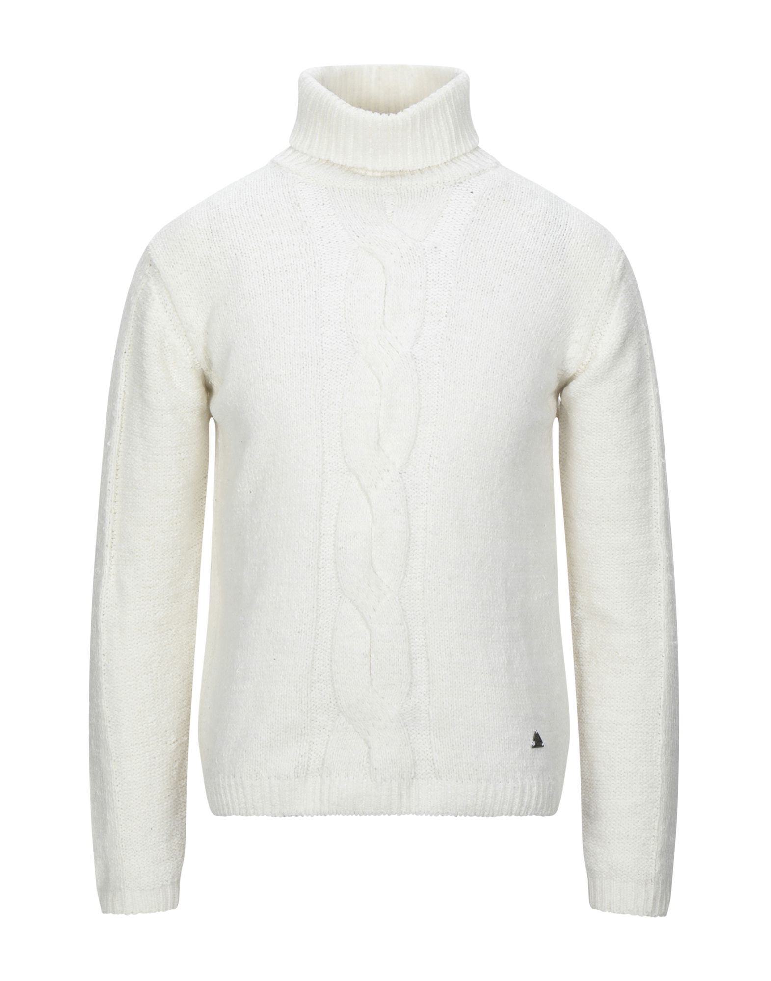 YES ZEE by ESSENZA Rollkragenpullover Herren Weiß von YES ZEE by ESSENZA