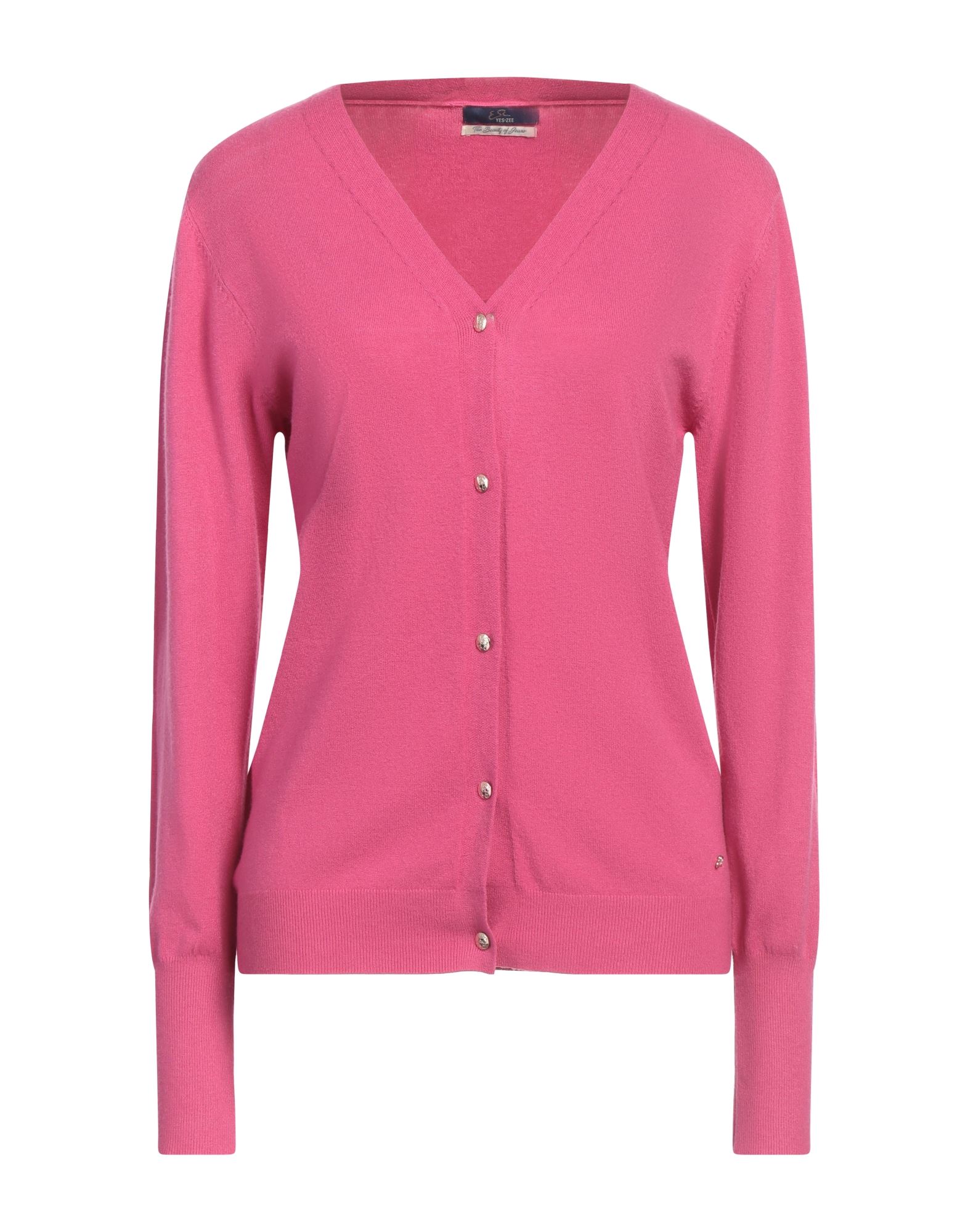 YES ZEE by ESSENZA Strickjacke Damen Fuchsia von YES ZEE by ESSENZA