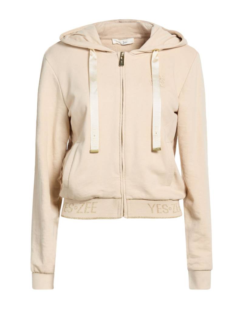 YES ZEE by ESSENZA Sweatshirt Damen Beige von YES ZEE by ESSENZA