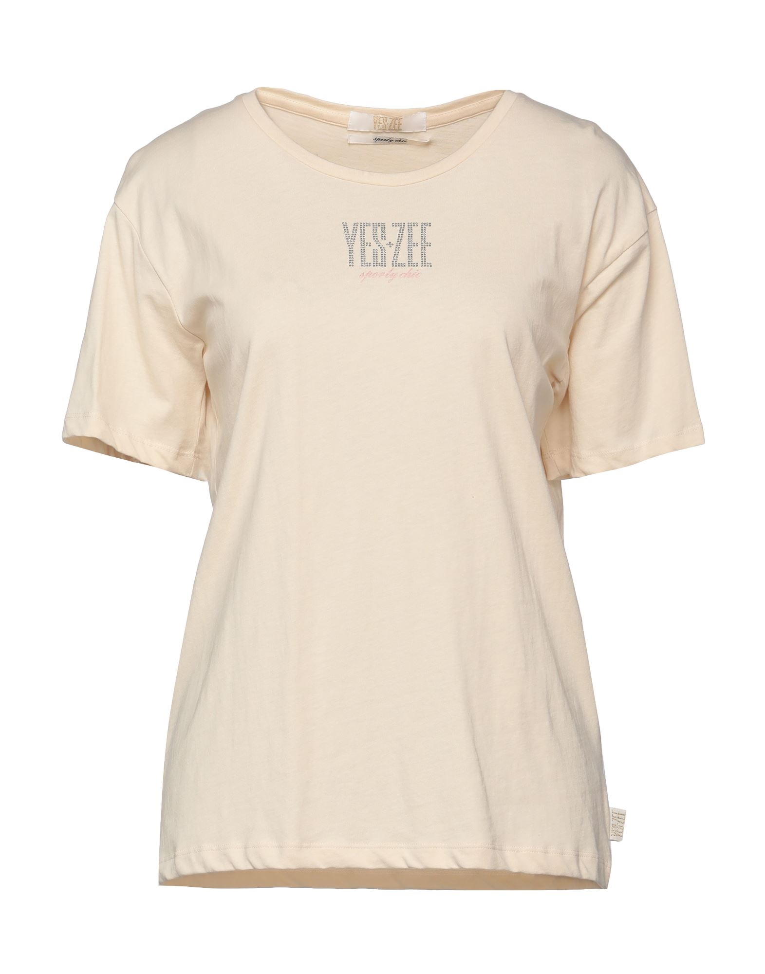 YES ZEE by ESSENZA T-shirts Damen Beige von YES ZEE by ESSENZA