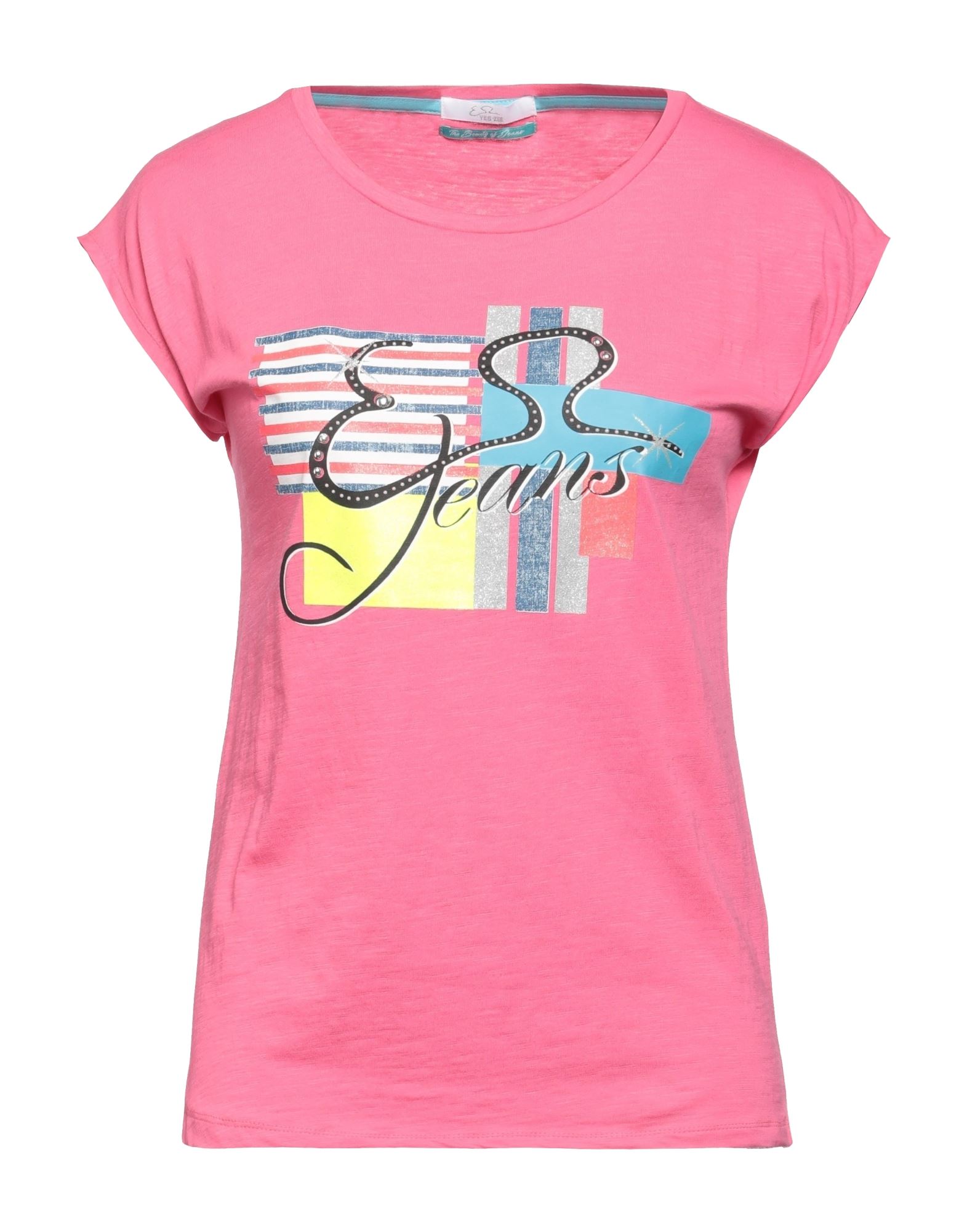 YES ZEE by ESSENZA T-shirts Damen Fuchsia von YES ZEE by ESSENZA