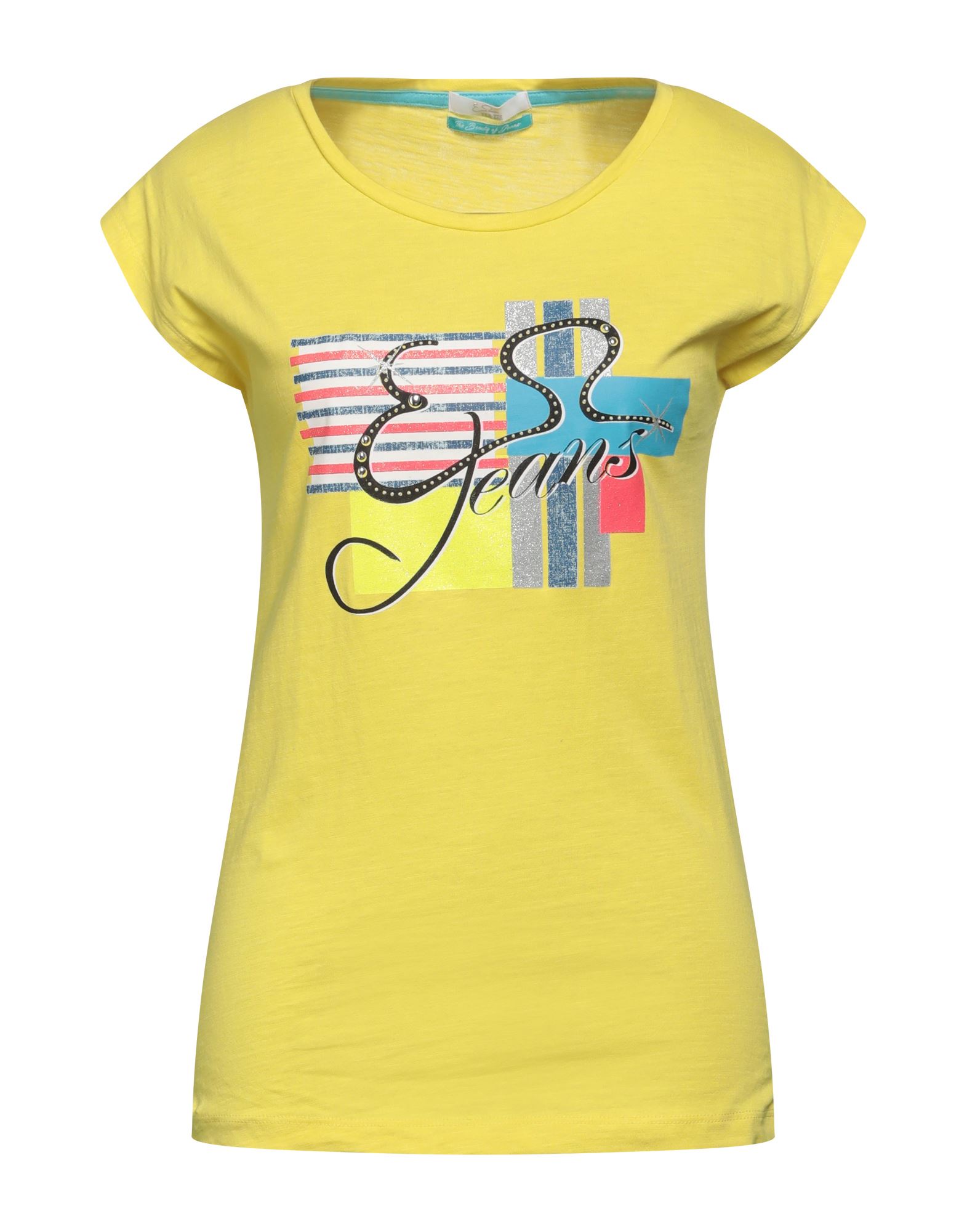 YES ZEE by ESSENZA T-shirts Damen Gelb von YES ZEE by ESSENZA