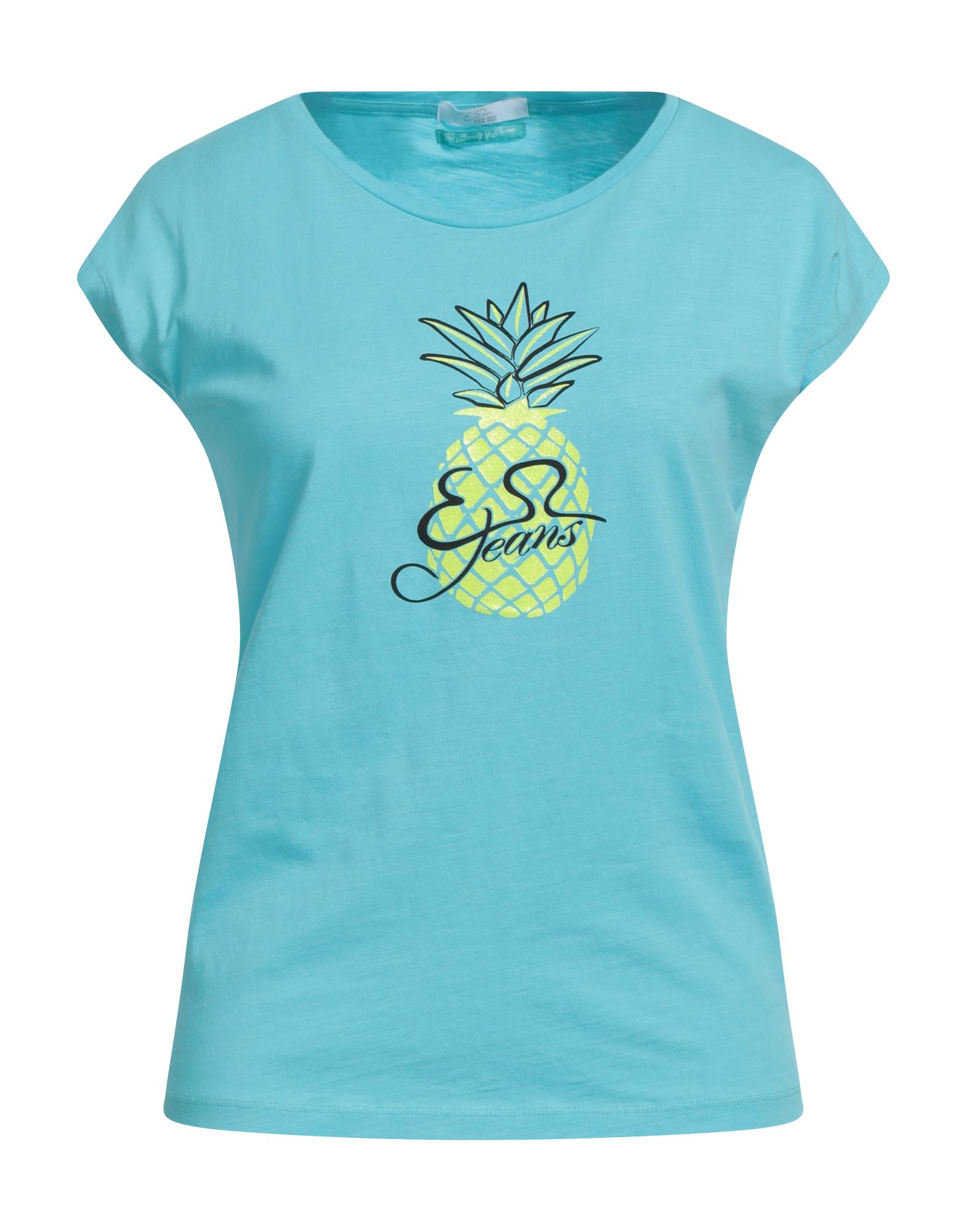 YES ZEE by ESSENZA T-shirts Damen Himmelblau von YES ZEE by ESSENZA