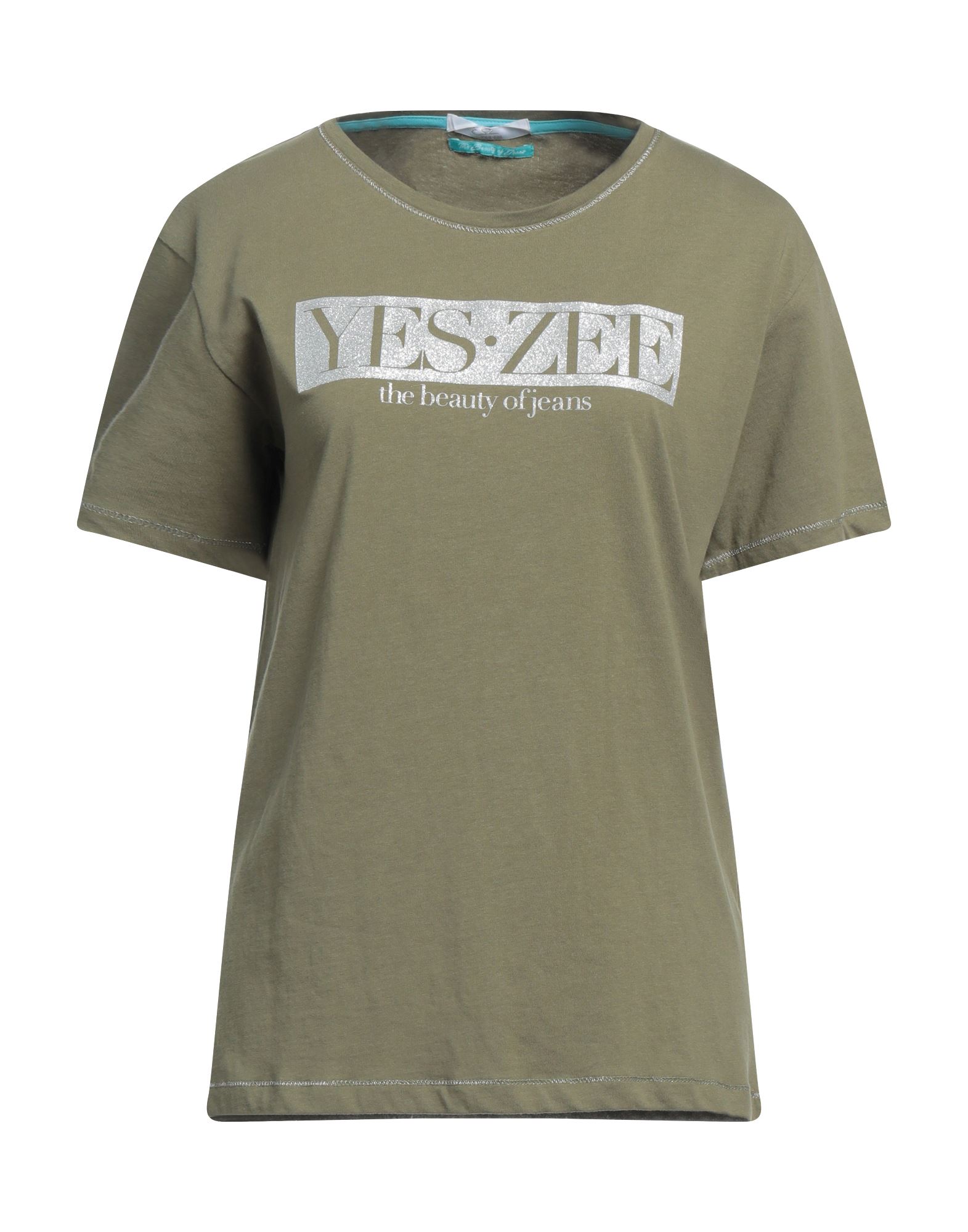 YES ZEE by ESSENZA T-shirts Damen Militärgrün von YES ZEE by ESSENZA