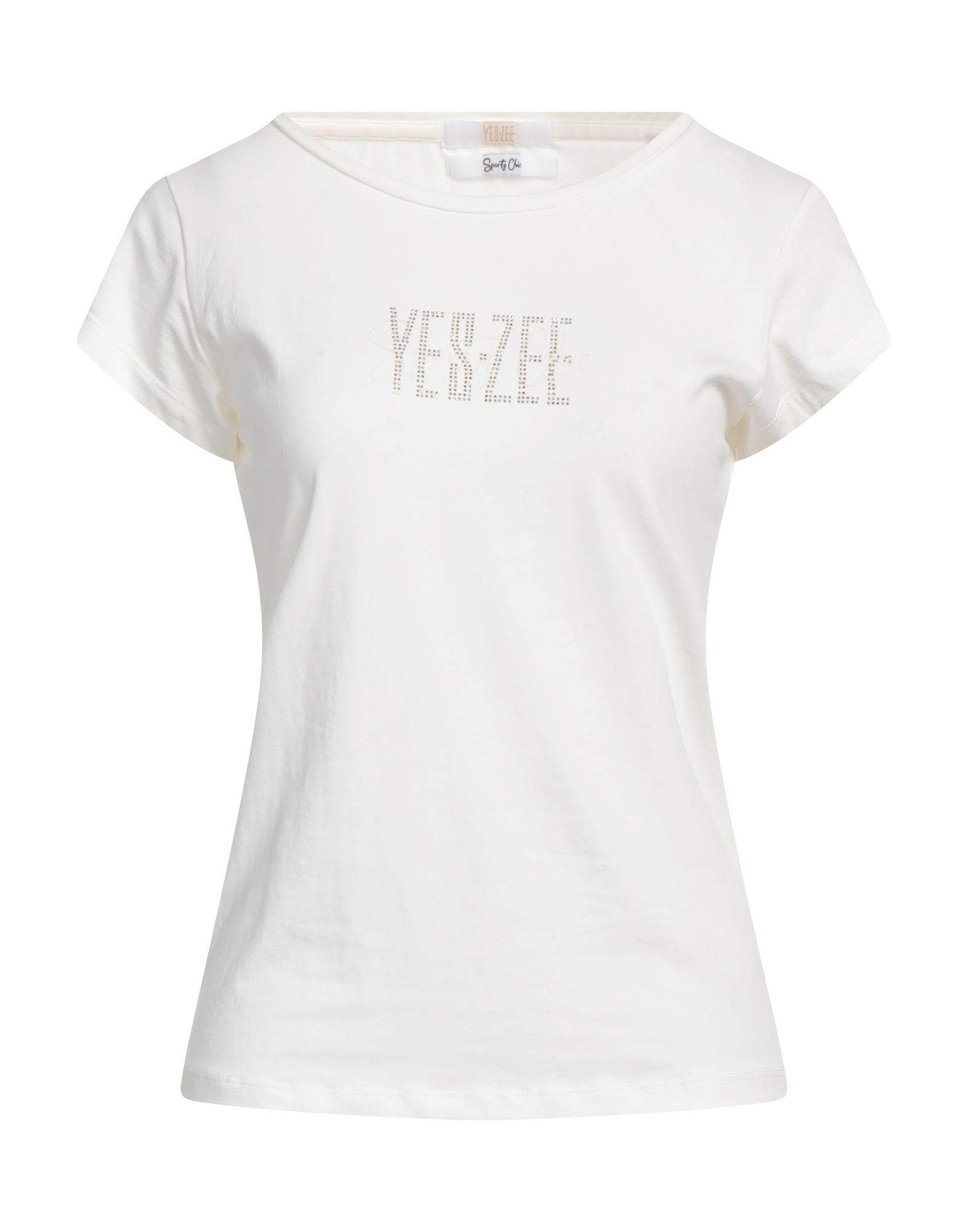 YES ZEE by ESSENZA T-shirts Damen Off white von YES ZEE by ESSENZA