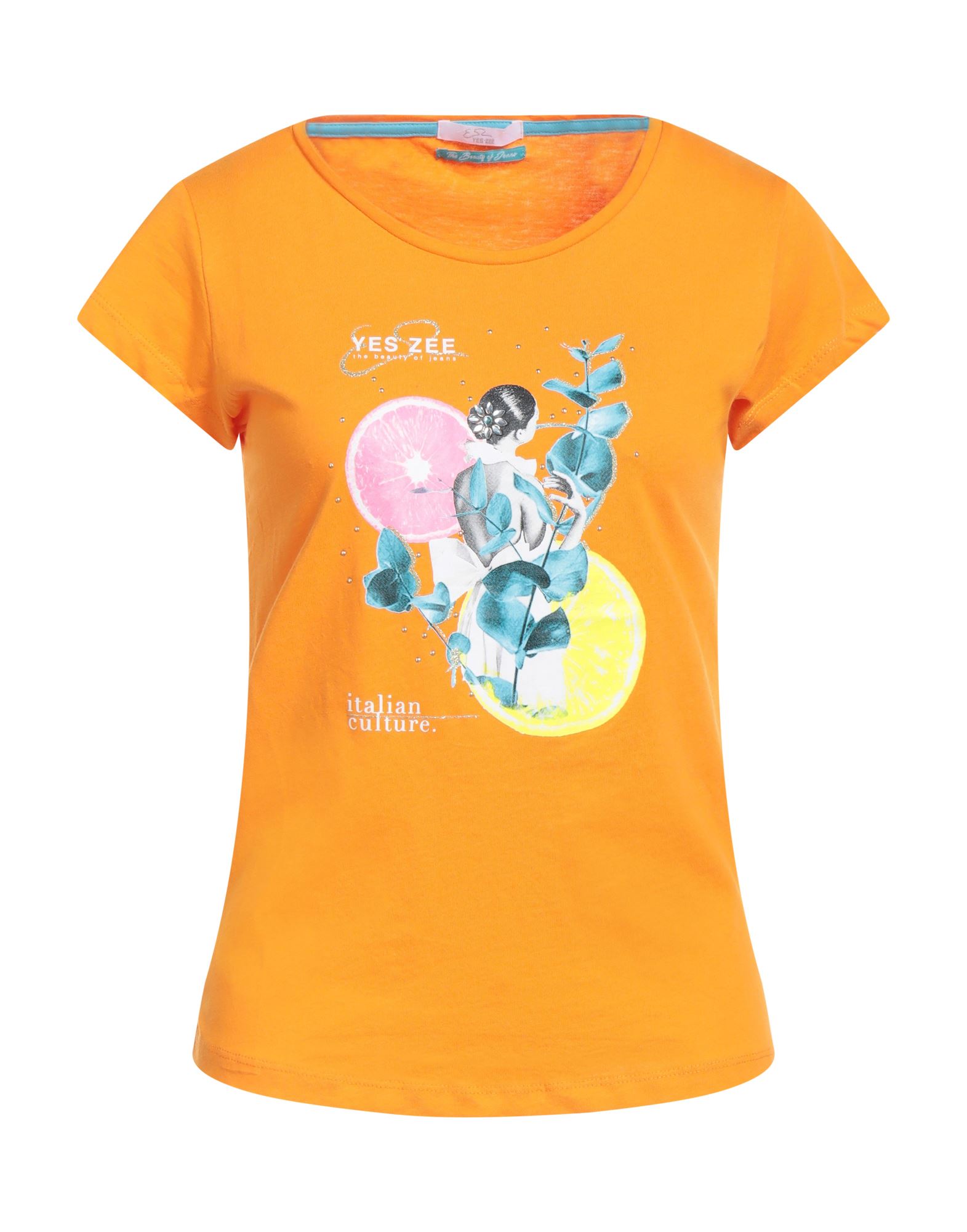 YES ZEE by ESSENZA T-shirts Damen Orange von YES ZEE by ESSENZA