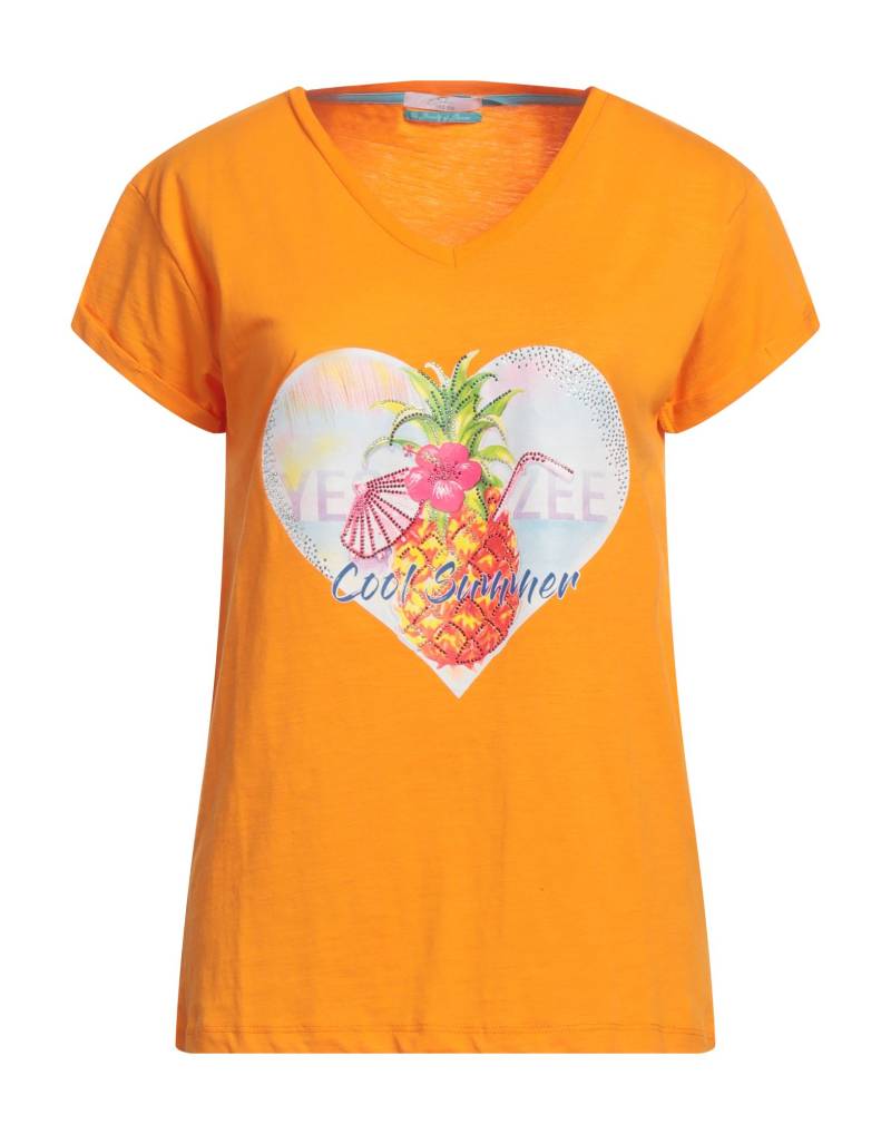 YES ZEE by ESSENZA T-shirts Damen Orange von YES ZEE by ESSENZA