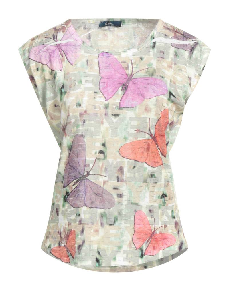 YES ZEE by ESSENZA T-shirts Damen Säuregrün von YES ZEE by ESSENZA