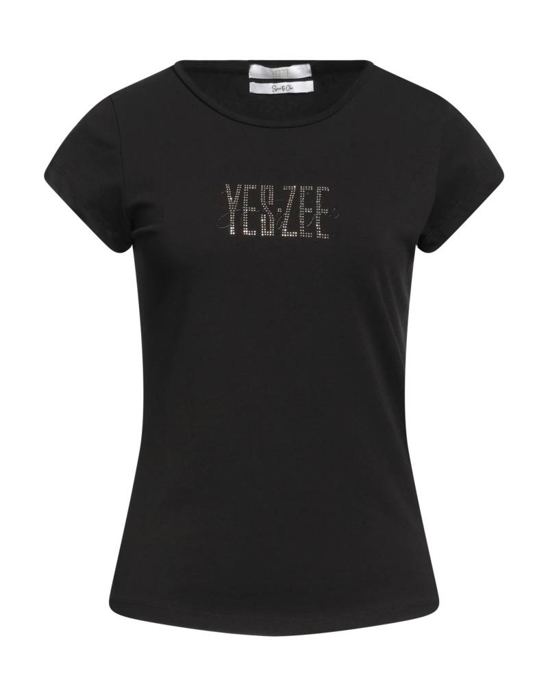 YES ZEE by ESSENZA T-shirts Damen Schwarz von YES ZEE by ESSENZA