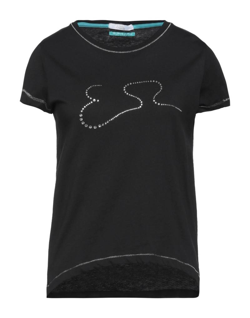 YES ZEE by ESSENZA T-shirts Damen Schwarz von YES ZEE by ESSENZA