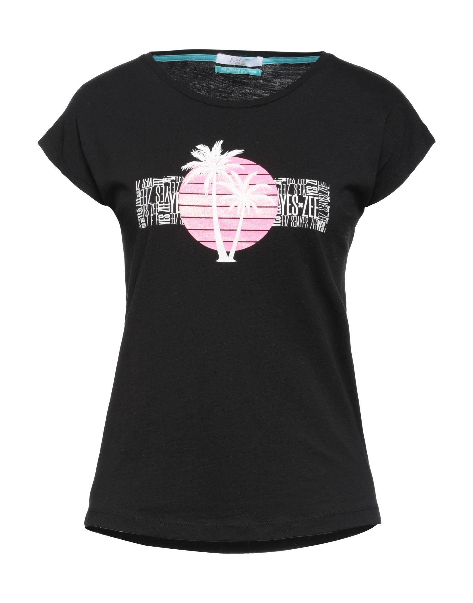 YES ZEE by ESSENZA T-shirts Damen Schwarz von YES ZEE by ESSENZA