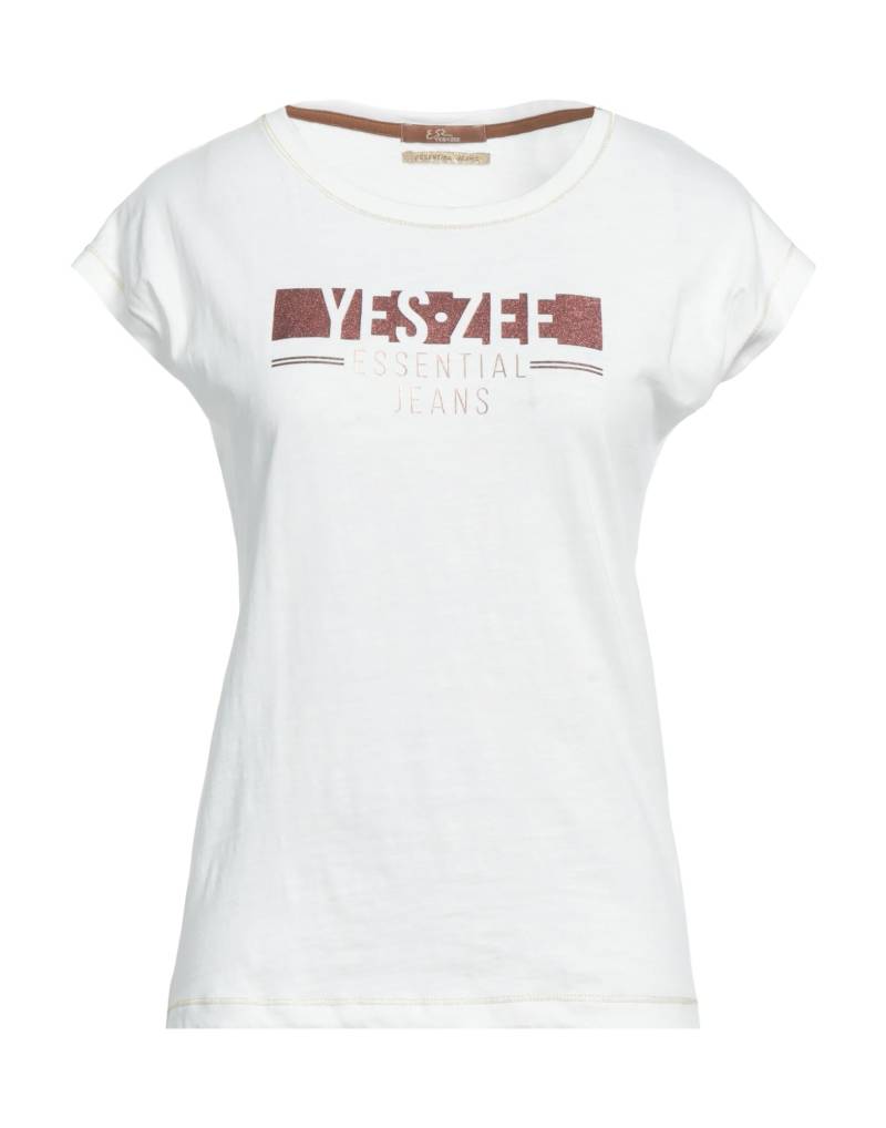 YES ZEE by ESSENZA T-shirts Damen Weiß von YES ZEE by ESSENZA