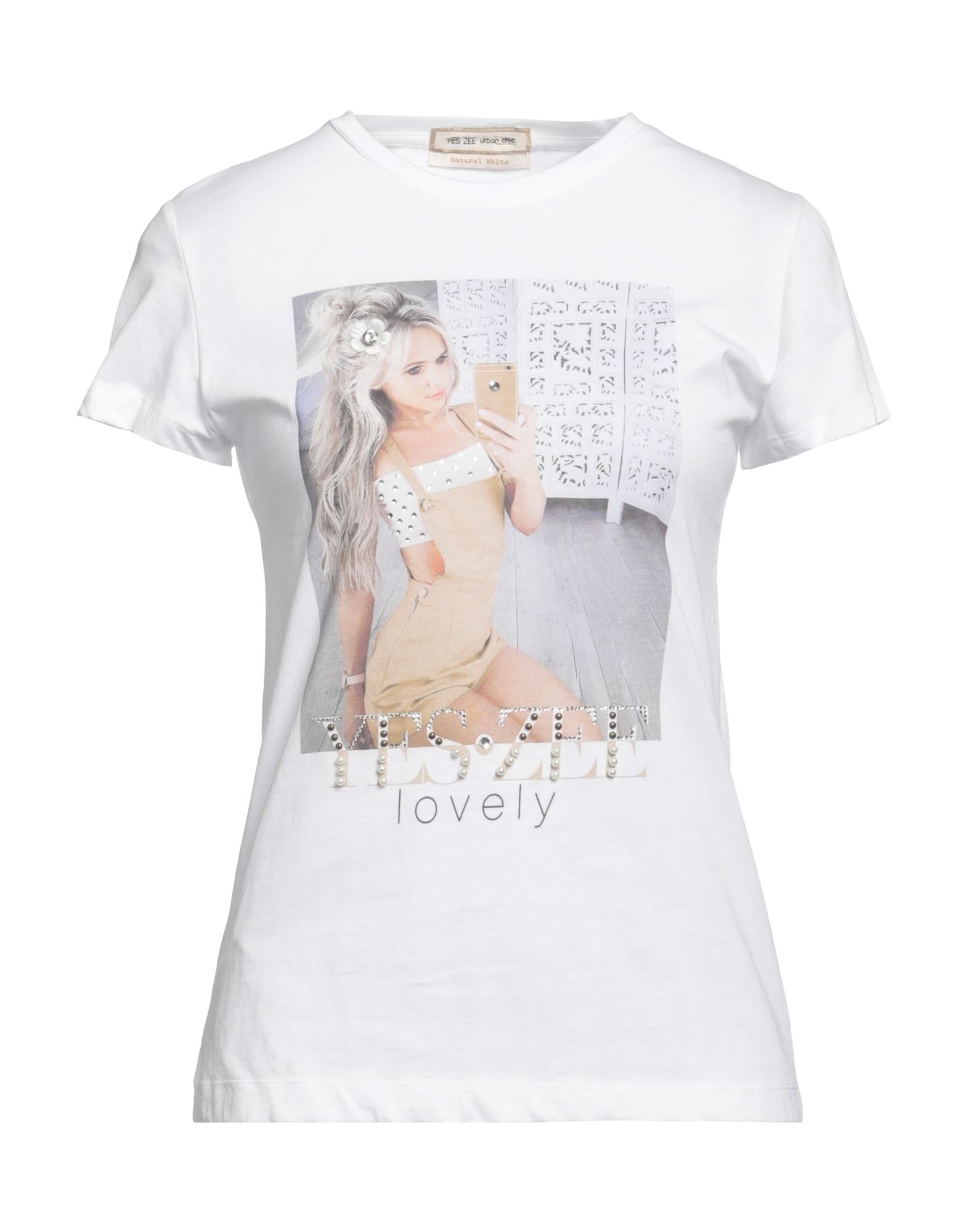 YES ZEE by ESSENZA T-shirts Damen Weiß von YES ZEE by ESSENZA