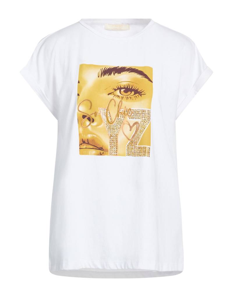 YES ZEE by ESSENZA T-shirts Damen Weiß von YES ZEE by ESSENZA