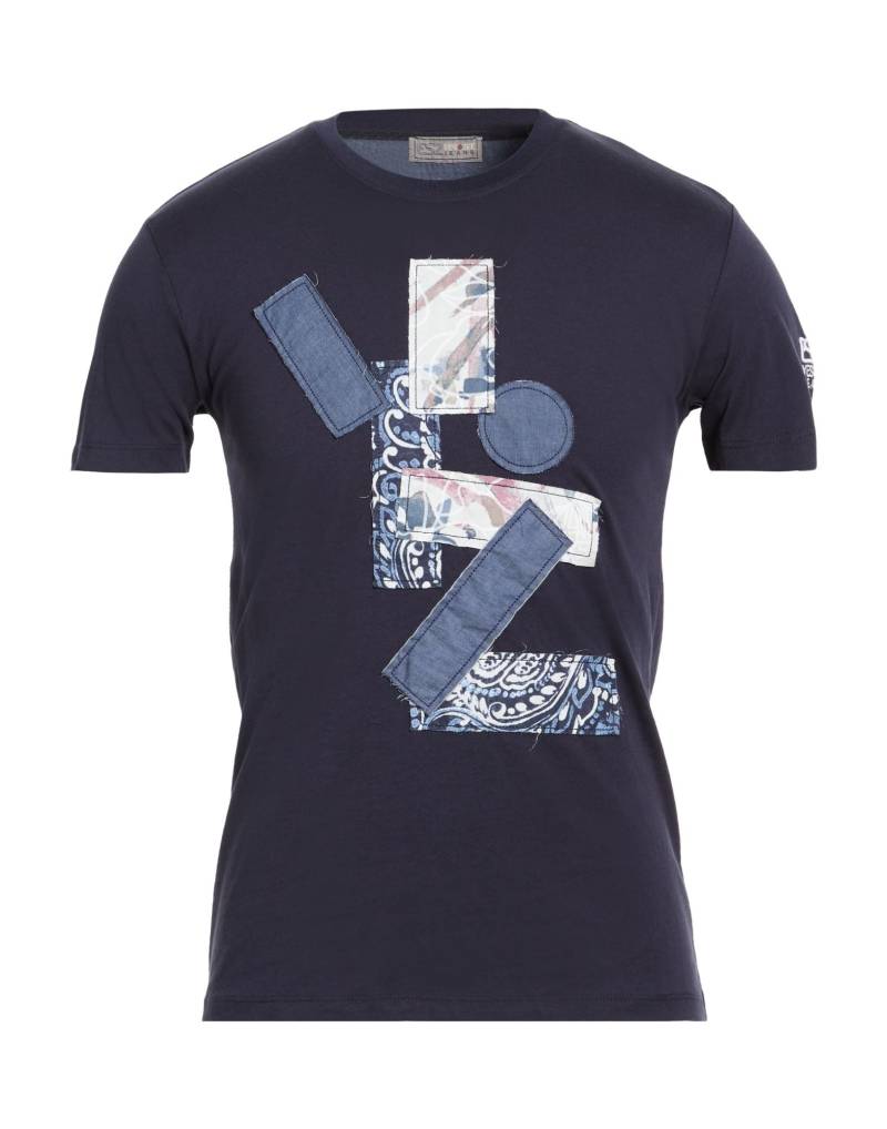YES ZEE by ESSENZA T-shirts Herren Marineblau von YES ZEE by ESSENZA
