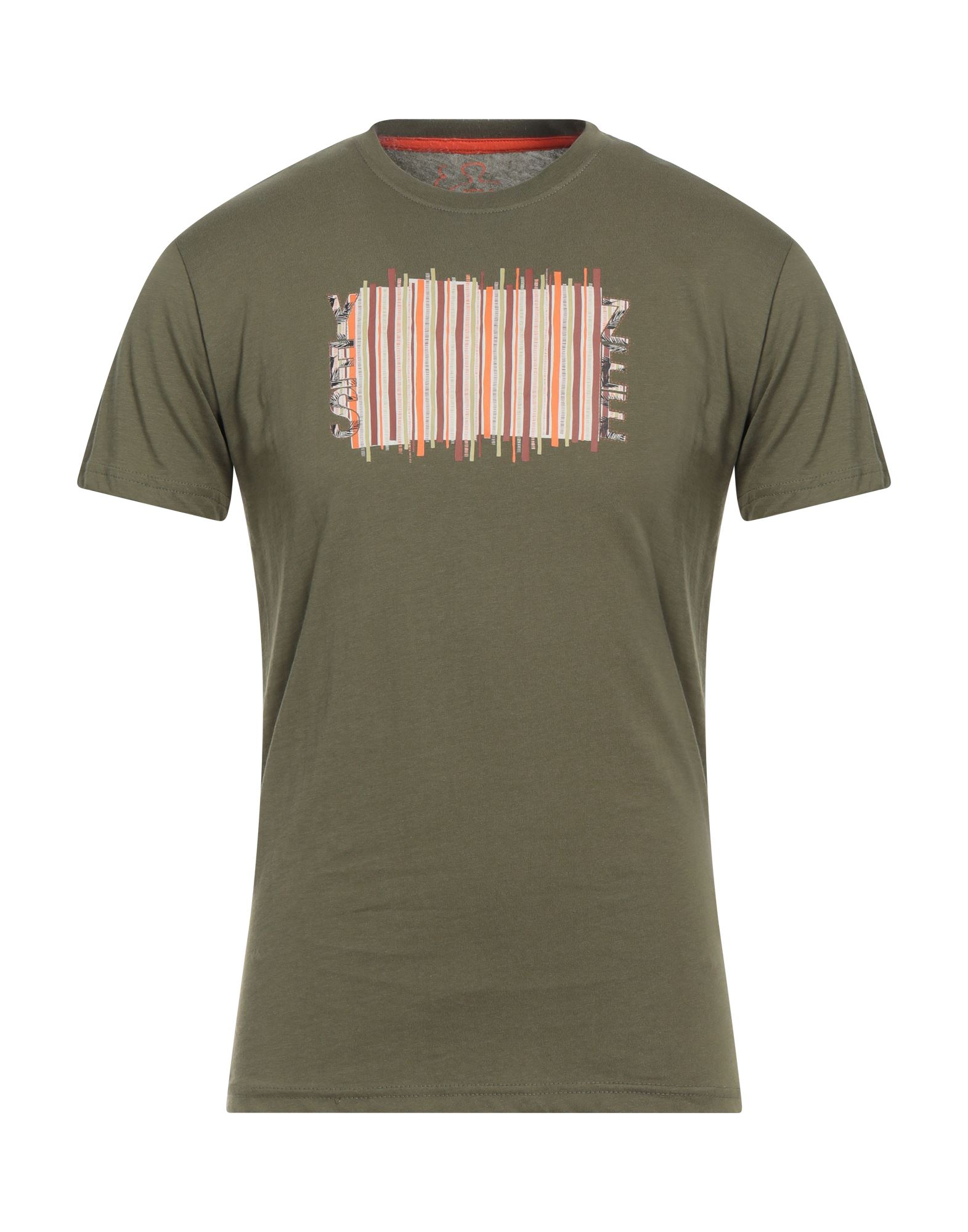 YES ZEE by ESSENZA T-shirts Herren Militärgrün von YES ZEE by ESSENZA