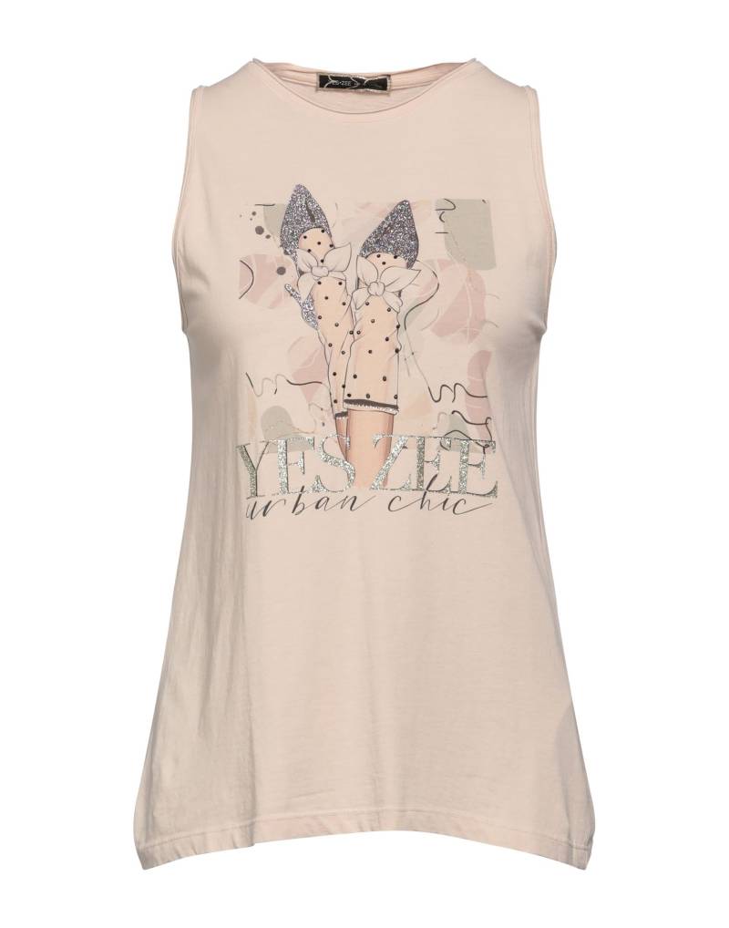 YES ZEE by ESSENZA T-shirts Damen Beige von YES ZEE by ESSENZA