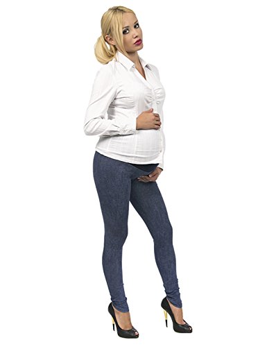 Umstand Hose Muster Leggings Umstandsleggings lang gekämmte Baumwolle Muster 4 L von YESET