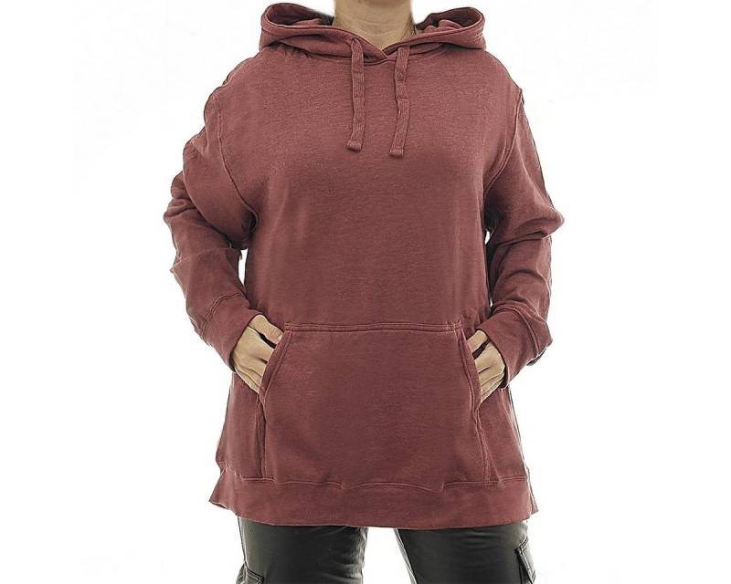 YESET Kapuzenpullover Damen Hoodie warm Vlies Kapuze Pulli Pullover Tasche vorne RN99052 bor von YESET
