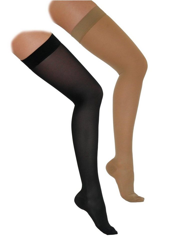 YESET Kompressionsstrümpfe Stützstrümpfe Straps Strümpfe Kompressionsstrümpfe Stocking 140DEN 18-22mmHg von YESET