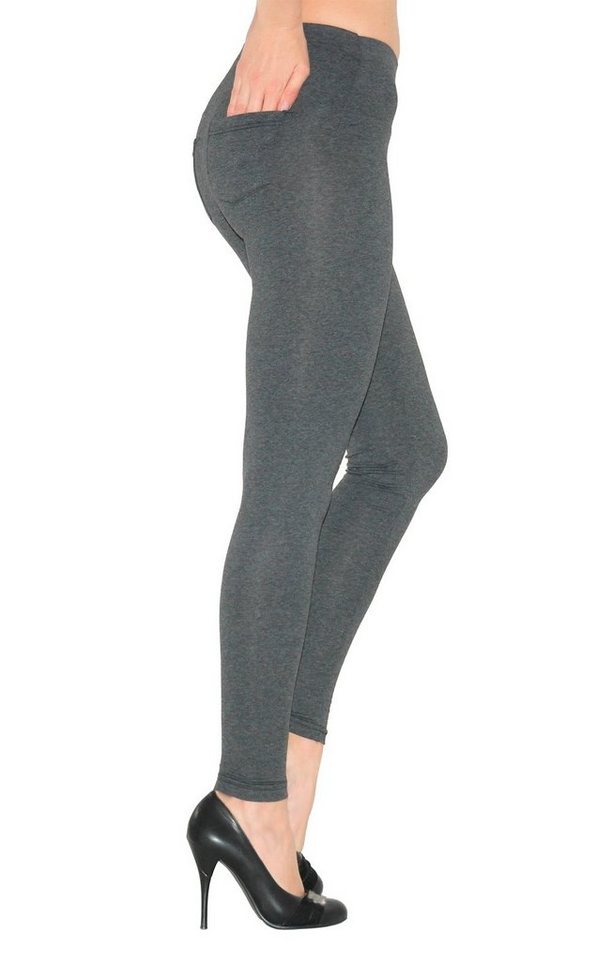 YESET Leggings Damen Leggings lang Hose lange Leggins Röre Baumwolle hoher Bund mit Taschen hoher Bund YESET Leggings Damen Leggings lang Hose lange Leggins Röre Baumwolle hoher Bund mit Taschen hoher Bund von YESET