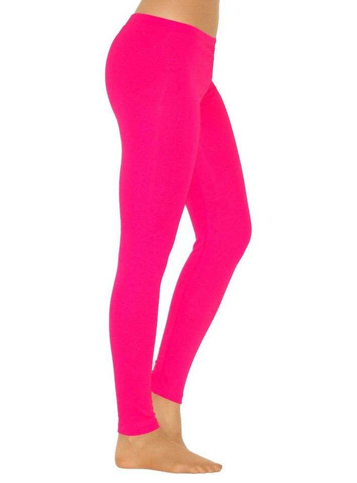 YESET Thermoleggings Thermo Leggings lang Hose Damen Fleece Gamaschen pink S-34 von YESET