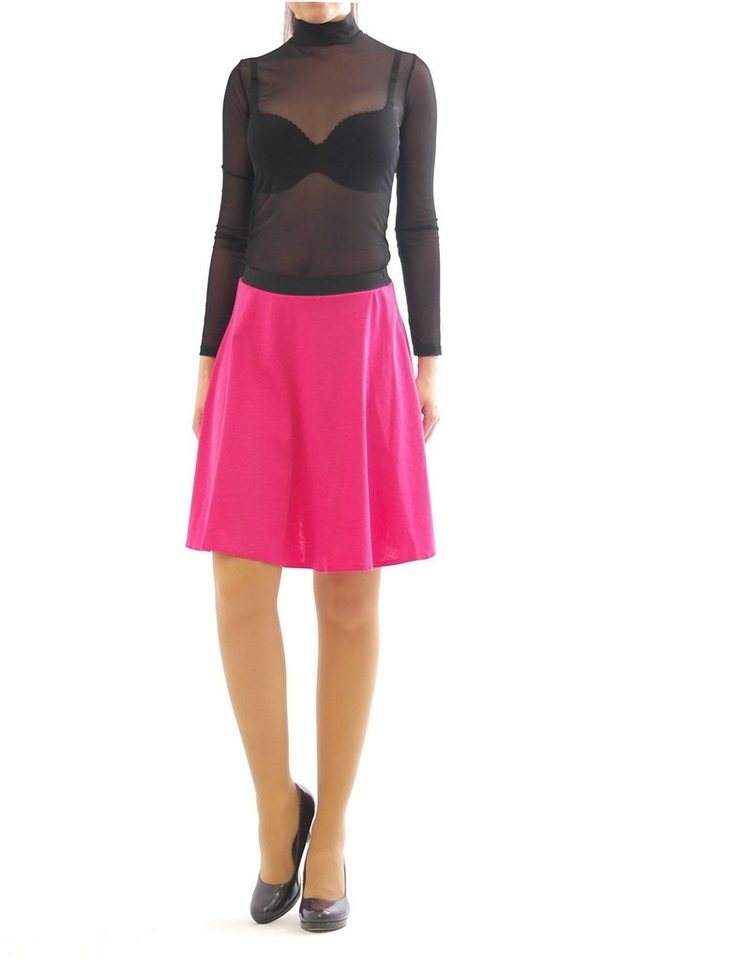 YESET Midirock Swing Rock Midi hohe Taille Falten-Rock Gummibund Skirt maxi Midirock schwingend von YESET