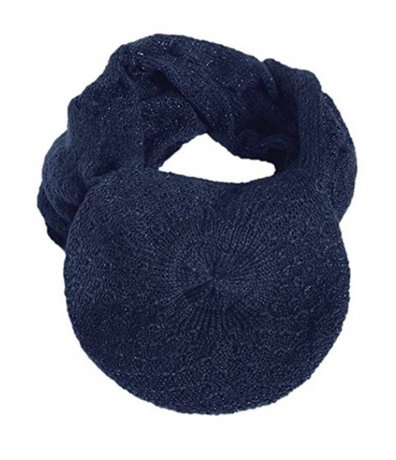 YESET Mütze & Schal Damen Strickset Mütze Schal Tuch Ajourmuster Strick von YESET