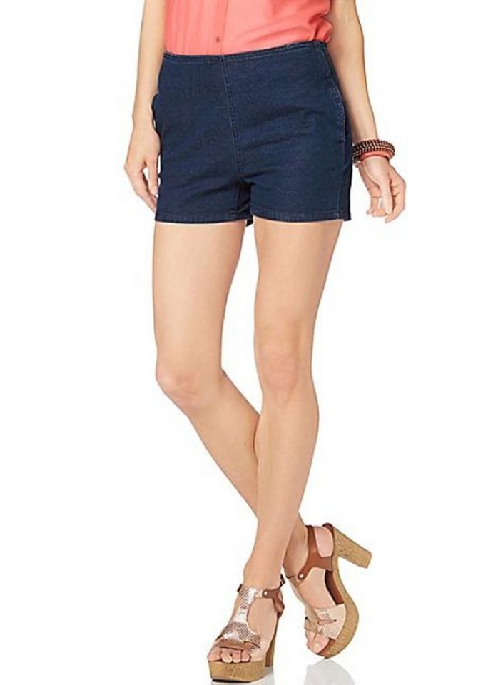 YESET Shorts Jeans-Shorts Hot Pants kurze Hose Bermuda Stretch Taschen von YESET