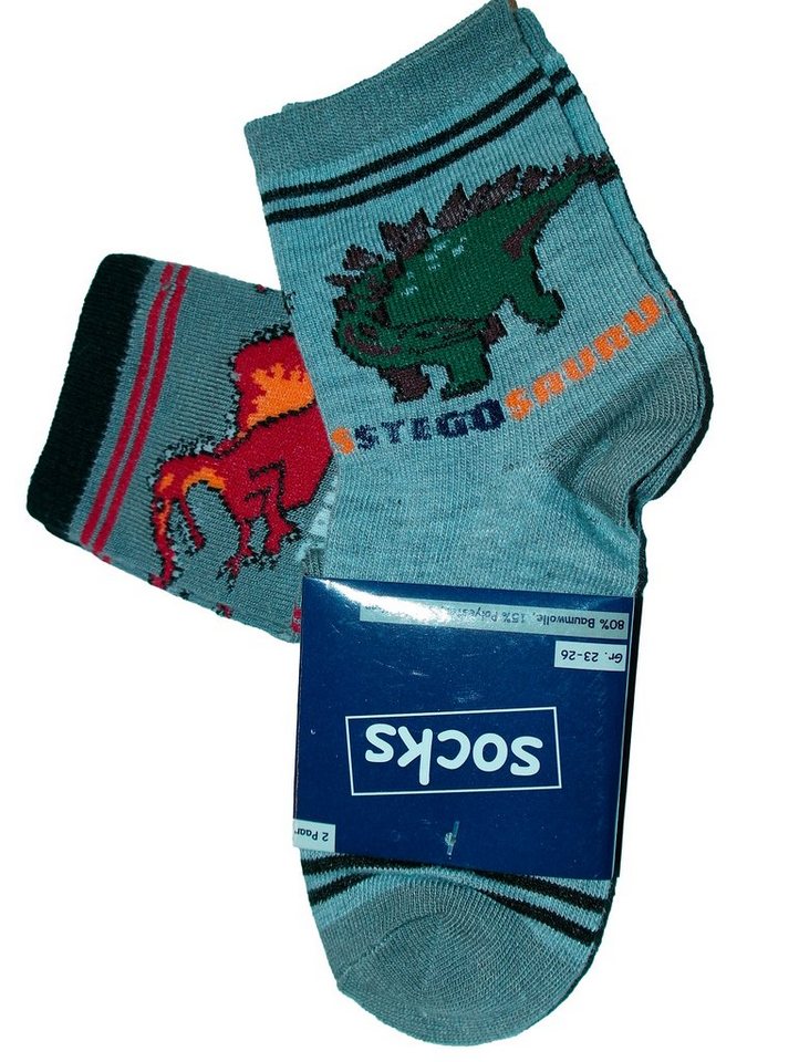 YESET Socken Kinder Jungen Socken 2 Paar Strümpfe verschiedene Motive von YESET