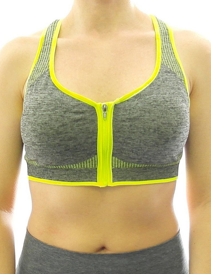 YESET Sport-BH Sport BH Comfort Top Shirt Bra Polster Fitness 0323 von YESET