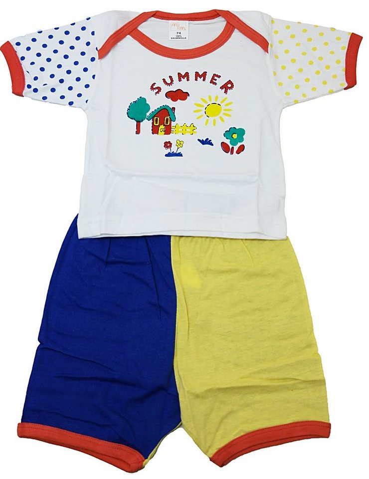 YESET T-Shirt Baby T-Shirt Shorts (2-tlg) kurze Kinder (2er-Pack) von YESET