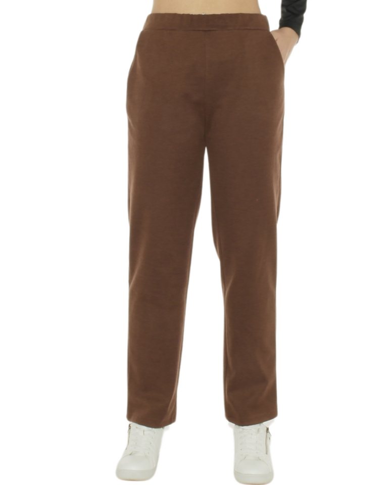 YESET Thermohose WARM Winter Schlupfhose Fleece Stoffhose Casual weiche Hose Thermohose mit elastischem Bund von YESET