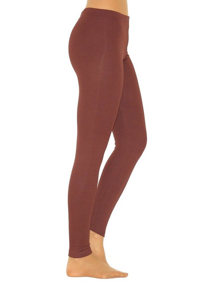 YESET Thermoleggings Y25 Damen Thermo Leggings Hose Fleece lang Übergröße warm Gamaschen br Fleece von YESET