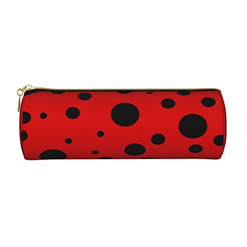 YETTA YANG Ladybug Stifteetui, Schwarz und Rot, gepunktet, große Kapazität, Stiftebox, Make-up-Tasche, Organizer, Schreibwaren-Tasche für Schule, Büro, Uni, Reisen, Mädchen, Damen und Herren YETTA YANG Ladybug Stifteetui, Schwarz und Rot, gepunktet, große Kapazität, Stiftebox, Make-up-Tasche, Organizer, Schreibwaren-Tasche für Schule, Büro, Uni, Reisen, Mädchen, Damen und Herren von YETTA YANG