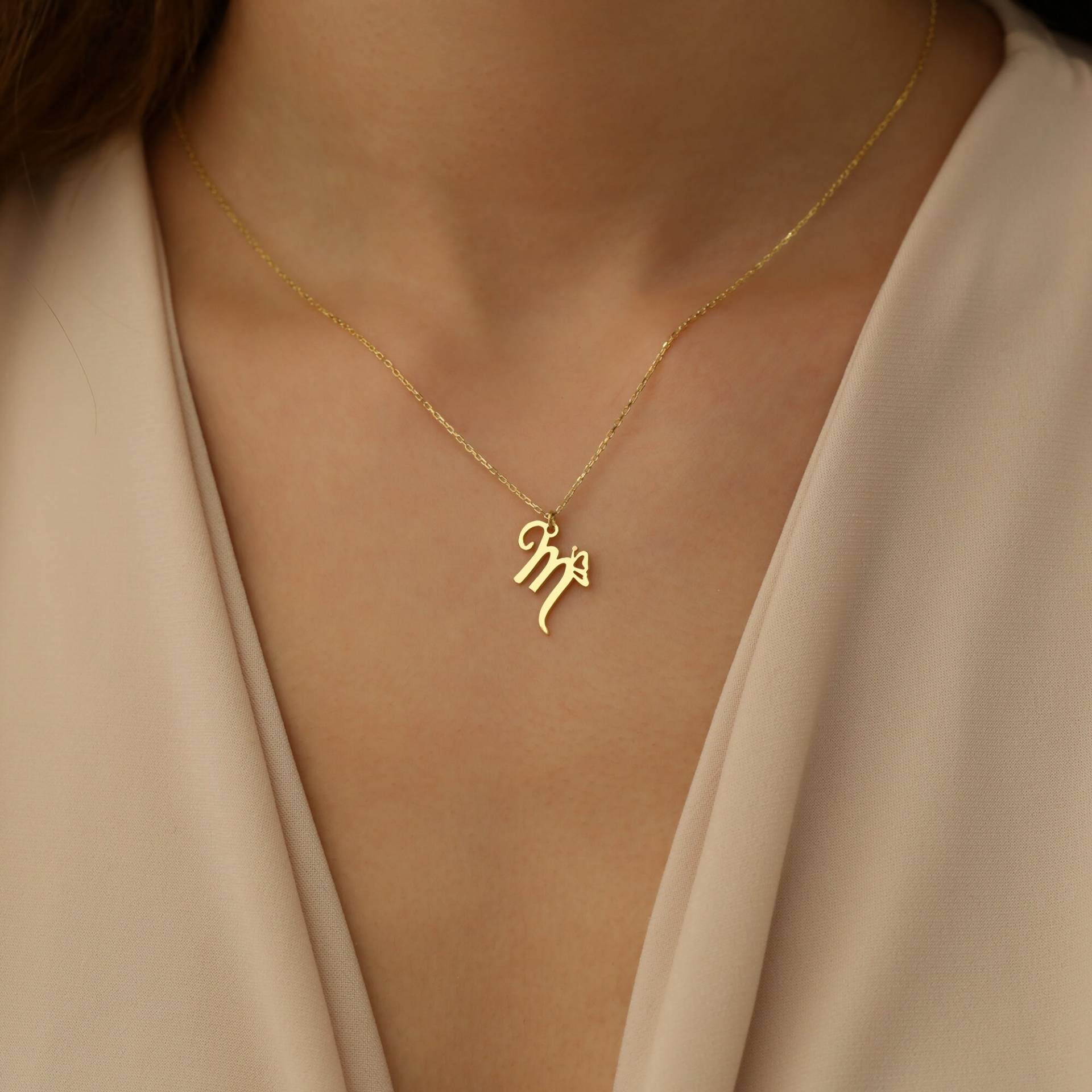 Schmetterling Initial Halskette Sterling Silber Buchstabe Schmuck von YEZjewelryCo