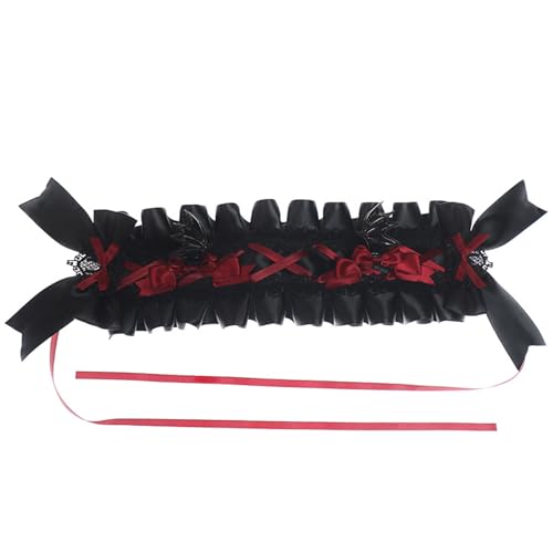 YFAFA Cosplay Maid Plissee Spitze Haarreifen Frauen Elegante Schleife Make-up Stirnband für Mädchen Bühnenauftritte Haarschmuck YFAFA Cosplay Maid Plissee Spitze Haarreifen Frauen Elegante Schleife Make-up Stirnband für Mädchen Bühnenauftritte Haarschmuck von YFAFA
