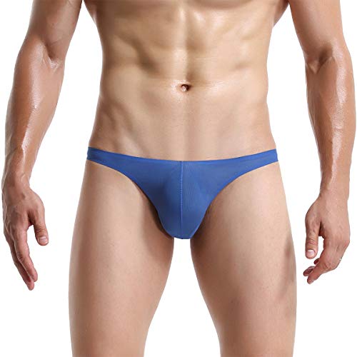 YUFEIDA Herren Nahtlose Strings Tanga Unterwäsche Seamfree Unterwäsche Slips Low Rise Sexy Unterhose Transparente Bikinis von YUFEIDA