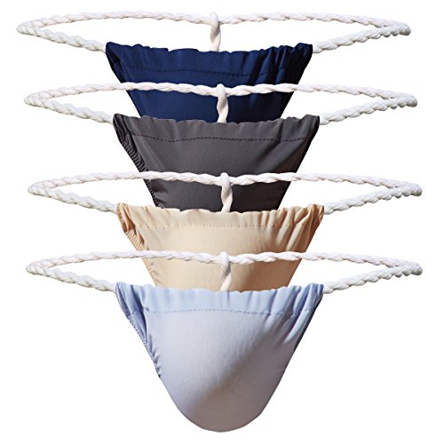 YFD Herren String Männer Tanga Mini Sumo Wrestling Slip Dessous Bademode Unterwäsche 4er Pack von YFD