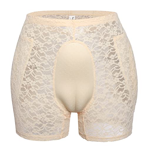 YUFEIDA Hiding Gaff Panty Shaping Pant Herren Unterwäsche für Crossdresser Transgender von YUFEIDA