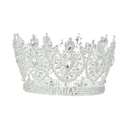 Bling Hochzeitskrone Diadem Tiara Mit Zirkonia Kristall Elegante Frau Diademe Und Kronen For Festzug Party Zart Bequem von YFDGD