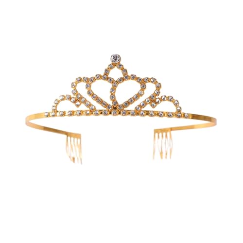 Braut-Kristall-Diademe und Kronen-Stirnbänder for Kinder, Mädchen, Brautschmuck, Abschlussball, Krone, Party, Hochzeit, Zubehör, Haarschmuck Zart Bequem(1) von YFDGD